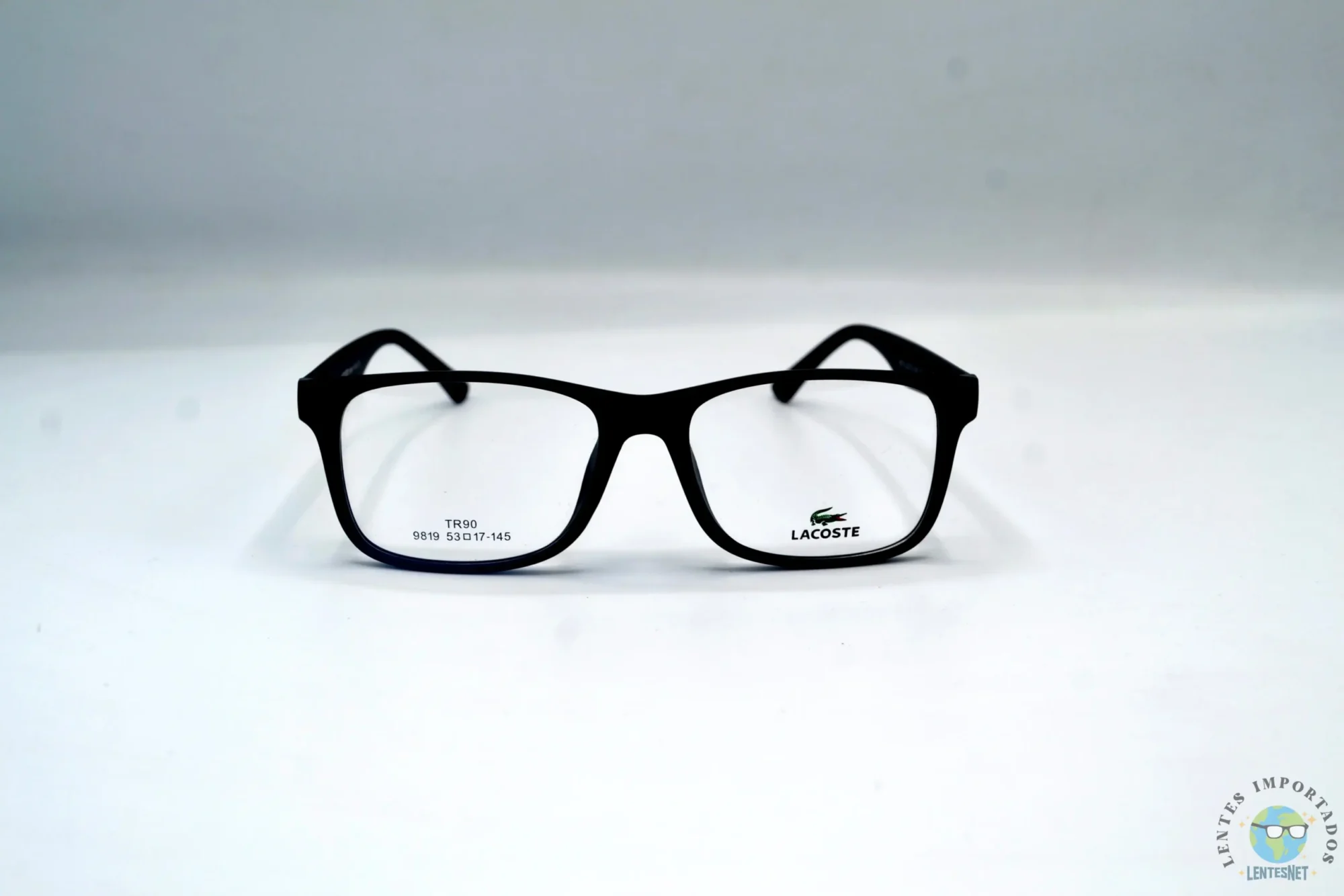 Lacoste | Lentes Marca Lacoste Color Negro Brillante 9819 C2 | Modelo: Lacoste 9819 C2 Color: Negro Brillante