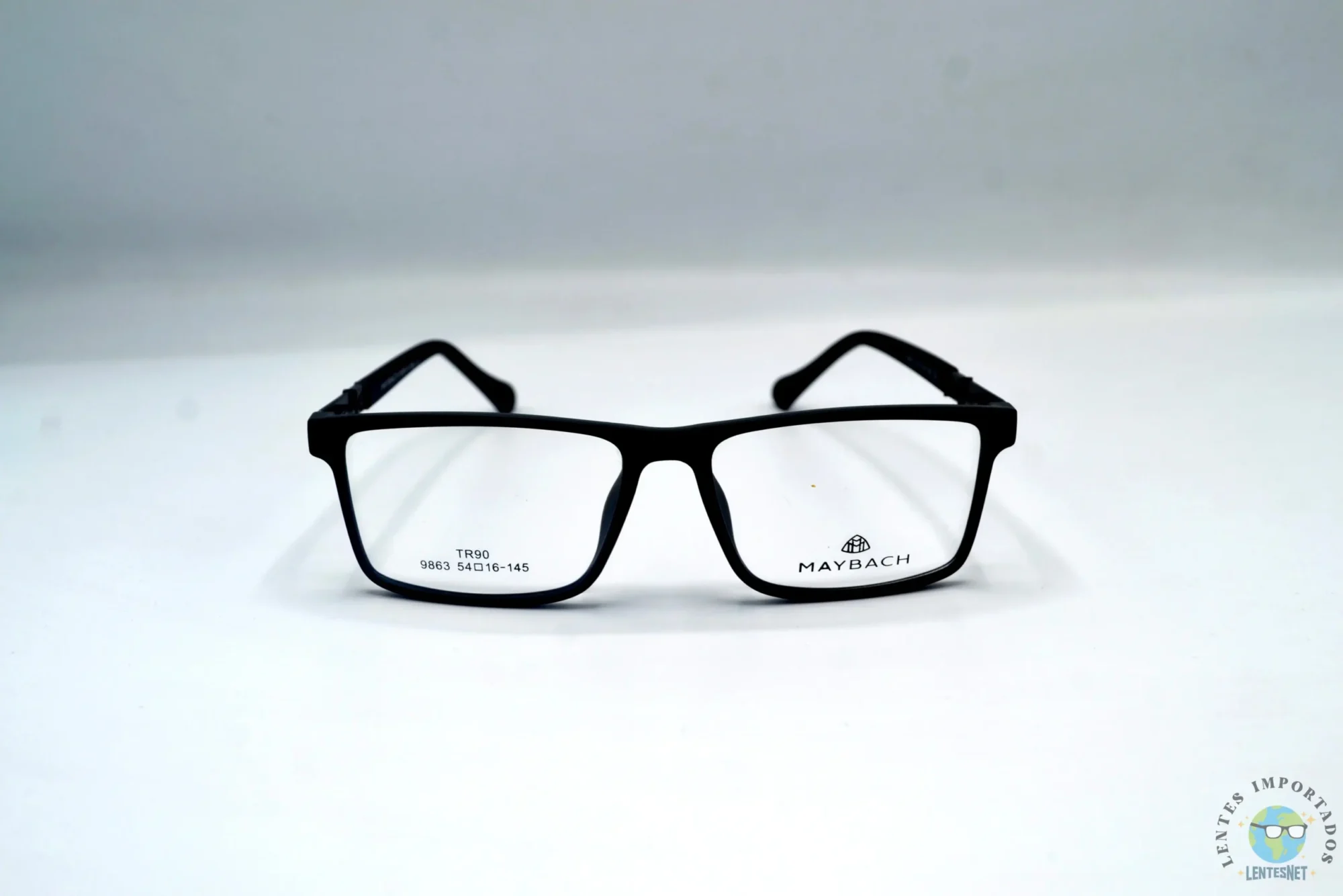 Maybach | Lentes Marca Maybach Color Negro Mate 9863 C2 | Modelo: Maybach 9863 C2 Color: Negro Mate