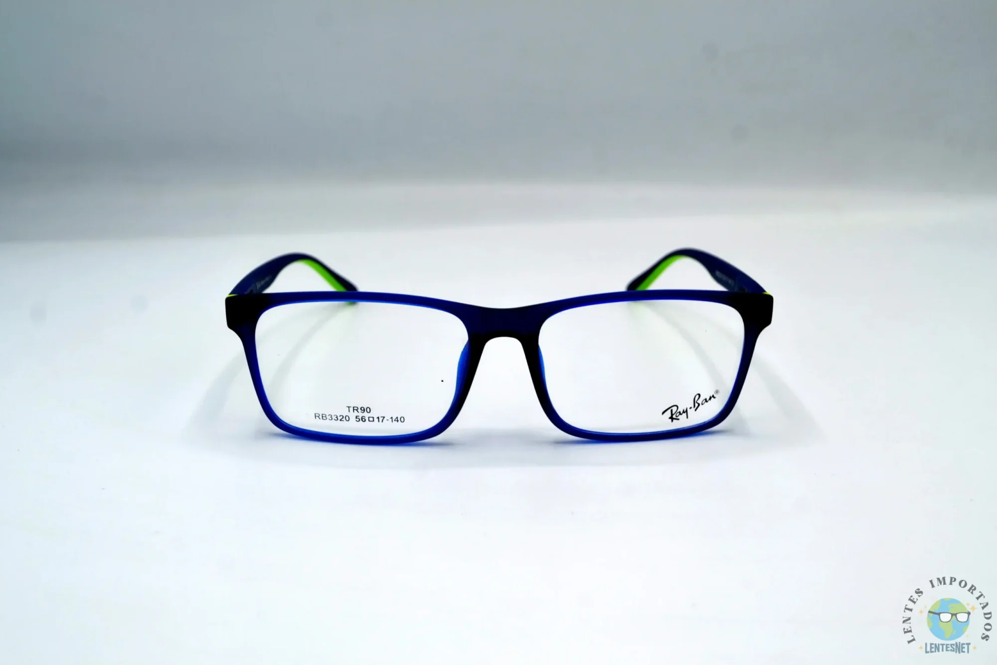 Rayban | Lentes Marca Rayban Color Negro Mate y Azul RB3320 C3 | Modelo: Rayban RB3320 C3 Color: Negro Mate y Azul